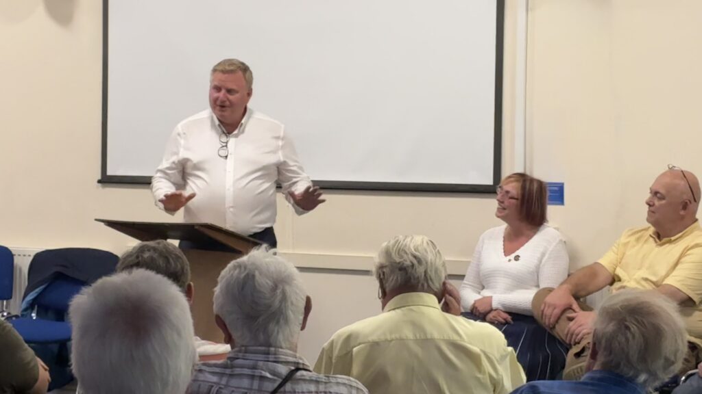 Members hear from Council Leader at packed Battle branch meeting